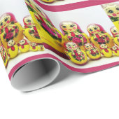 Matryoshkaの人形 ラッピングペーパー (ロールコーナー)