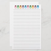 Matryoshkaの人形 便箋 (正面/裏面)