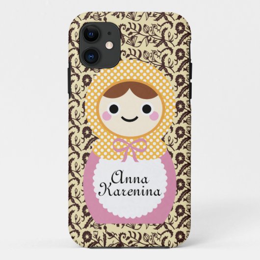 Matryoshkaの人形 Case-Mate iPhoneケース (裏面)