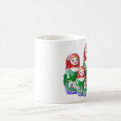 Matryoshka - матрёшка (ロシアのな人形) コーヒーマグカップ (中央)