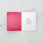 Matryoshka Babushkaの人形のダマスク織のバースデー・カード カード (内部)