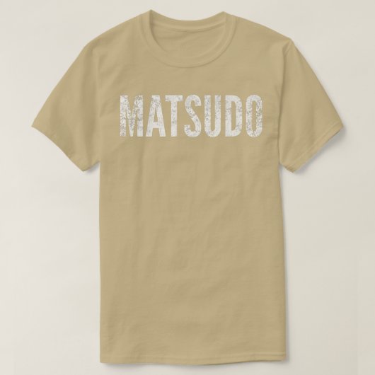 Matsudo Japan Distressed Graphic  Tシャツ (デザイン正面)