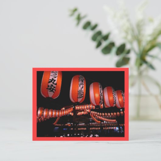 Matsuri Lanterns ポストカード (スタンド正面)