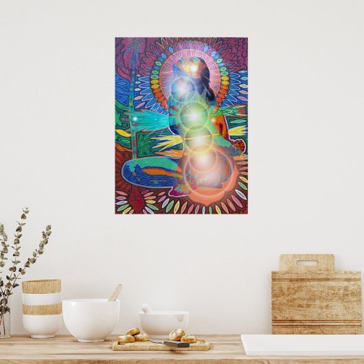 matsyendrasana digital - 2012 ポスター (キッチン)