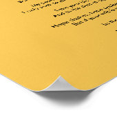 Matt感動的による無題の詩 ポスター (角)