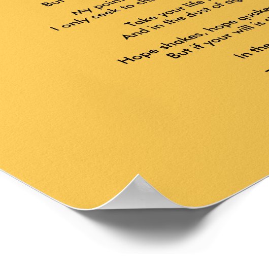 Matt感動的による無題の詩 ポスター (角)