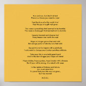 Matt感動的による無題の詩 ポスター (正面)