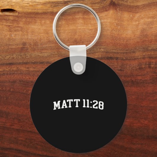 Matt 11_28  キーホルダー (正面)
