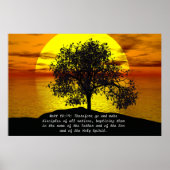 Matt 28:19だから行って弟子を作りなさい ポスター (正面)