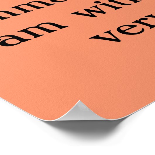 Matt 28:20 Yellow and black canary mockingbird ポスター (角)