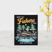 Matt 419 Fishers Of Men Christian Fishing Fathers  カード (黄色い花)