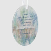 Matt 6:33 Seek Ye First God Bible聖なる書物、 経典 オーナメント (正面)