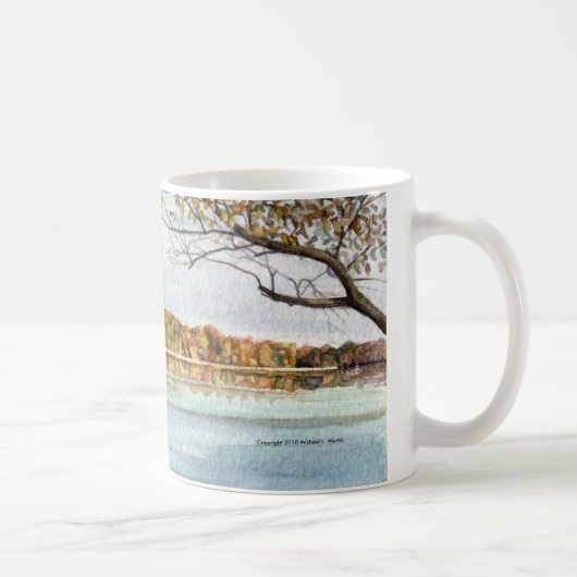 Mattaponiの川のマグ コーヒーマグカップ (右)