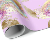 Matteヴィンテージファンの女性包装紙 ラッピングペーパー (ロールコーナー)