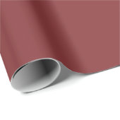 Matte Burgundy Wrapping Paper Roll - Elegant Solid ラッピングペーパー (ロールコーナー)