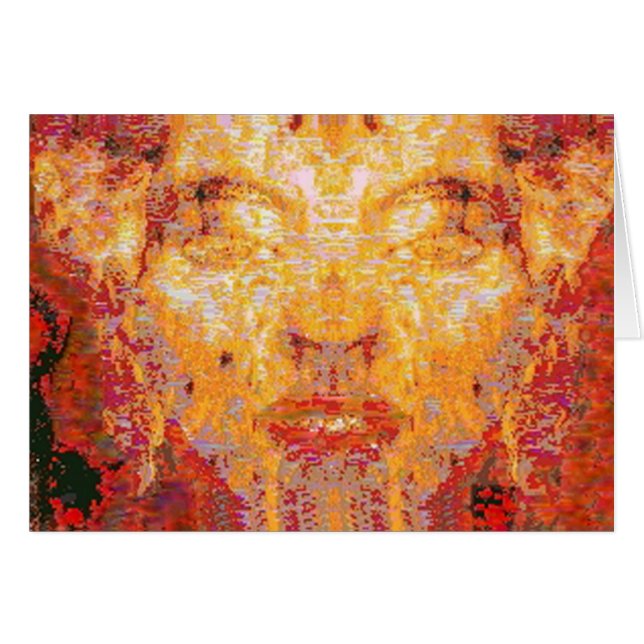 MATTERは赤い黄色のフラクタルマスクには関係ない (正面横)