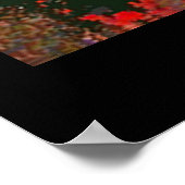 MATTERは赤い黄色のフラクタルマスクには関係ない ポスター (角)