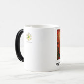 MATTERは赤い黄色のフラクタルマスクには関係ない モーフィングマグカップ (正面左)