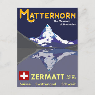 Matterhorn,ツェルマット,スイス, ポストカード