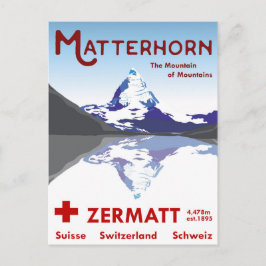 Matterhorn,ツェルマット,スイス, ポストカード