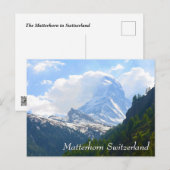Matterhorn in Switzerland  ポストカード (正面/裏面)