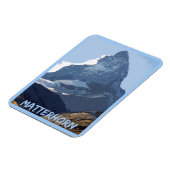 Matterhorn Mountainデザイン、スイス・ツェルマット マグネット (左側)