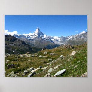 Matterhorn Swiss Alps Value Poster紙(マット) ポスター
