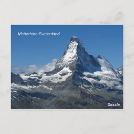 Matterhorn Swiss Alps, Zermattポストカード ポストカード