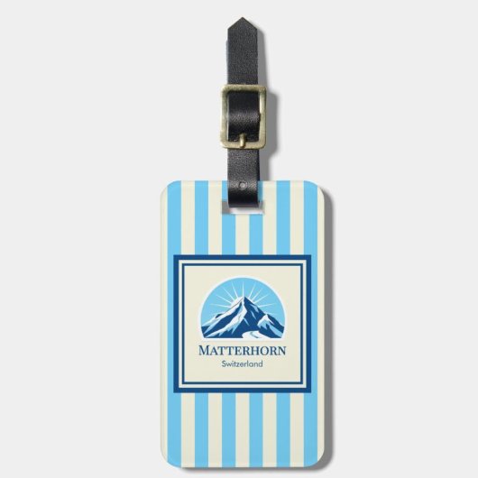 Matterhorn Switzerland mountain Luggage Tag ラゲッジタグ