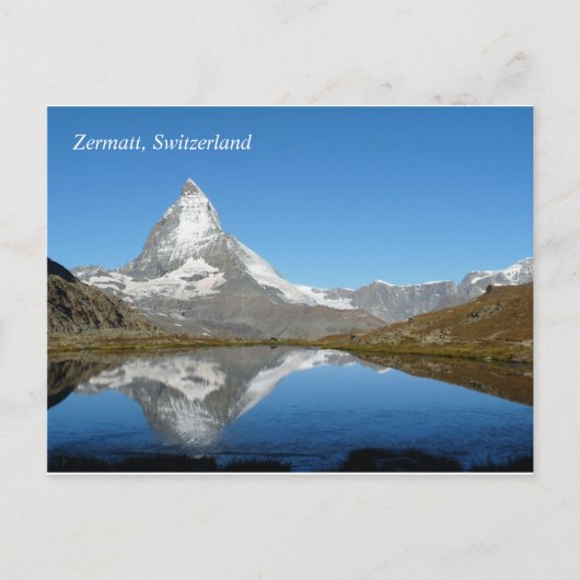 Matterhorn Zermatt Switzerwhases ポストカード (正面)
