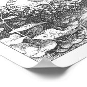 Matthäus Merian: Heidelberg-Panorama von 1620 ポスター (角)