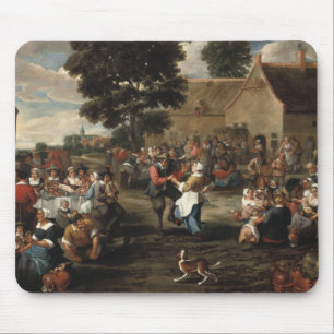 Mattheus van Helmont – 農夫の饗宴 マウスパッド