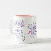 Matthewの13:44のキリスト教のマグの宝石 ツートーンマグカップ (正面左)