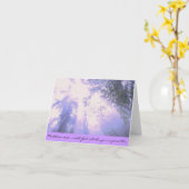 Matthewの19:26 カード (黄色い花)