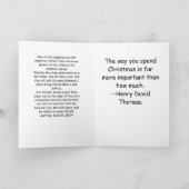 Matthewの1:22 - 25クリスマス シーズンカード (内部)