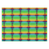 Matthewの23:37からの聖書の詩。 タイルを張られたイメージ テーブルクロス (正面(横))