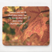 Matthewの24:35 マウスパッド (正面)