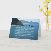 Matthewの25:40および王は…答えます カード (黄色い花)