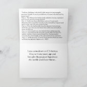 Matthewの2:6 - 12クリスマス シーズンカード (内部)