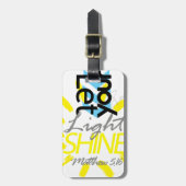 Matthewの5:16 ラゲッジタグ (正面縦)