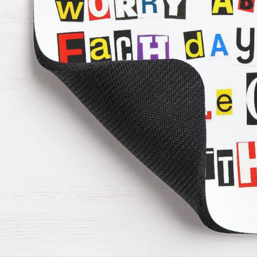 Matthewの6:34 マウスパッド (コーナー)