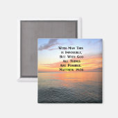 MATTHEW インスパイア 19:26日の出の写真 マグネット (正面/裏面)