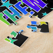 "MATTHEW"名、おもしろい"ハッピーバースデー" ジグソーパズル (側面)