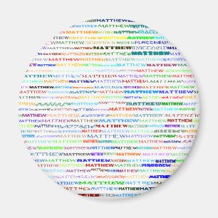 Matthew 文字デザイン II Round Magnet マグネット