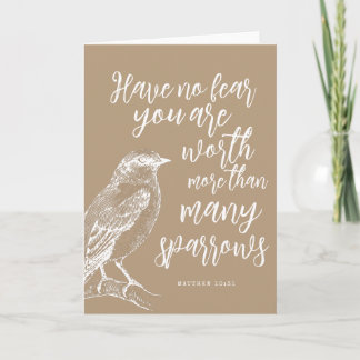 Matthew 10:31 JW勇気付けられるバンドル ノートカード