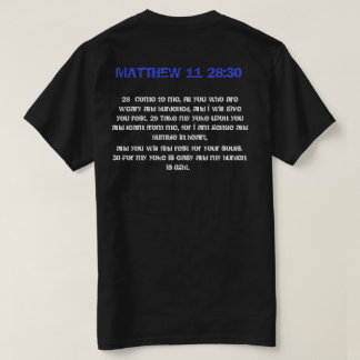 MATTHEW 11 28:30 Tシャツ