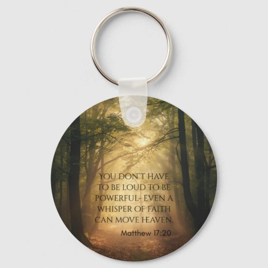 Matthew 17:20 キーホルダー (正面)