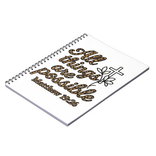 Matthew 19:26 ノートブック (左側)