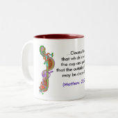 Matthew; 23の26コーヒー・マグ ツートーンマグカップ (正面左)
