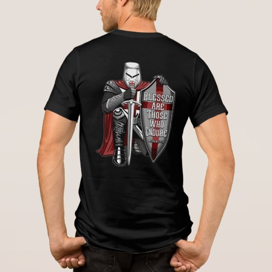 Matthew 24:13  トライブレンドＴシャツ (裏面)